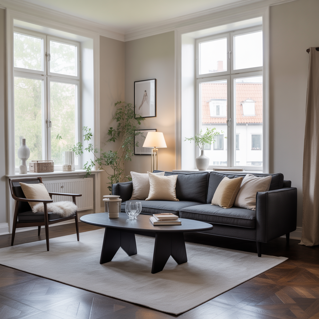 10.Hur kombinerar du ljusa och morka toner for ett balanserat rum