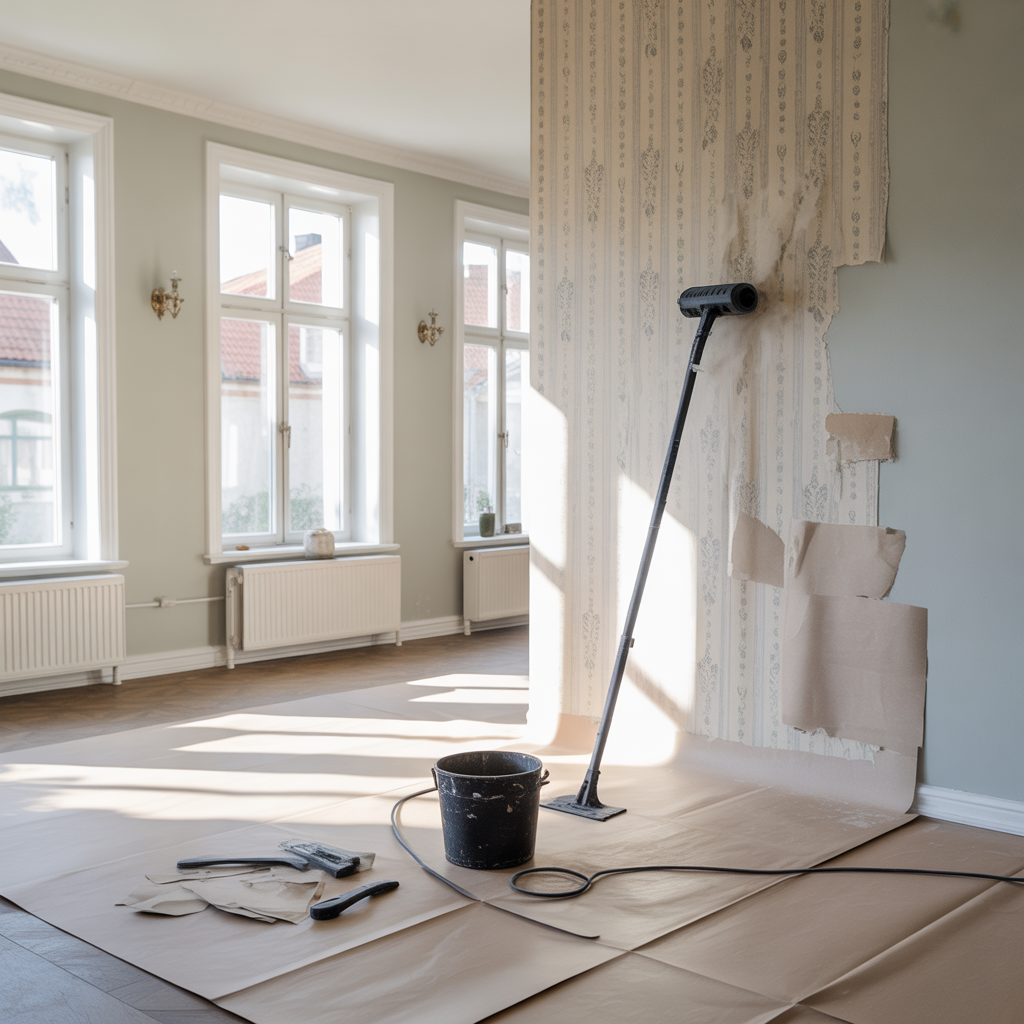 7.Hur Du Tar Bort Gamla Tapeter pa Ett Smidigt Satt